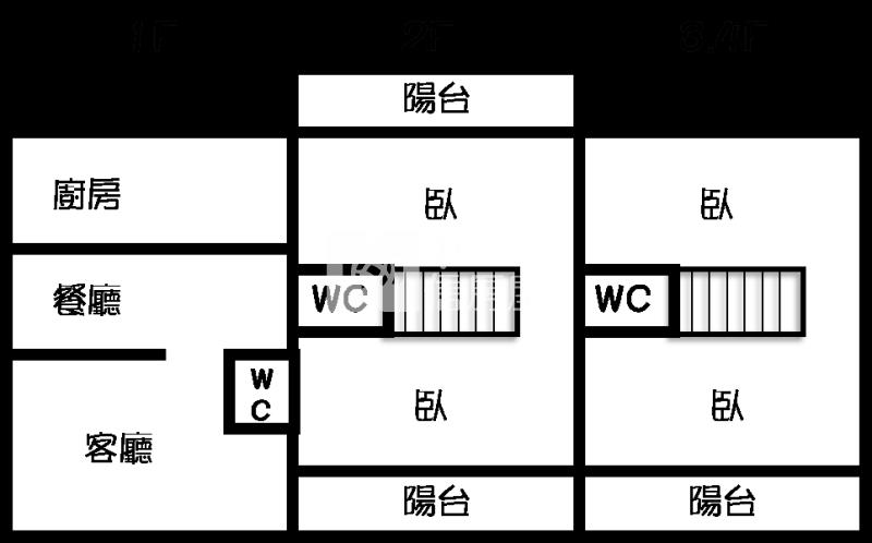 員林饒明國小旁透天房屋室內格局與周邊環境
