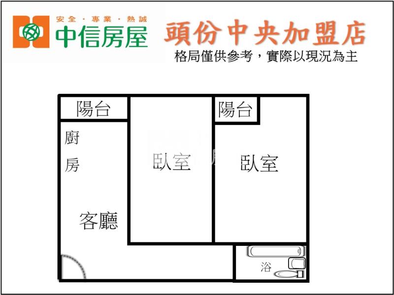 園區全新兩房平車美廈房屋室內格局與周邊環境