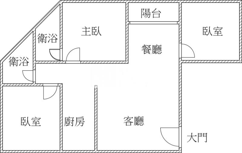 頭份文華苑三房美廈房屋室內格局與周邊環境