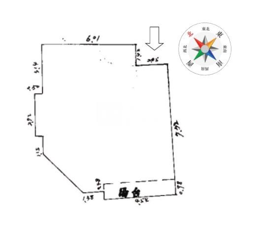 北區超低價採光3房房屋室內格局與周邊環境