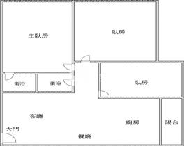 竹南品艷3房7樓美廈房屋室內格局與周邊環境