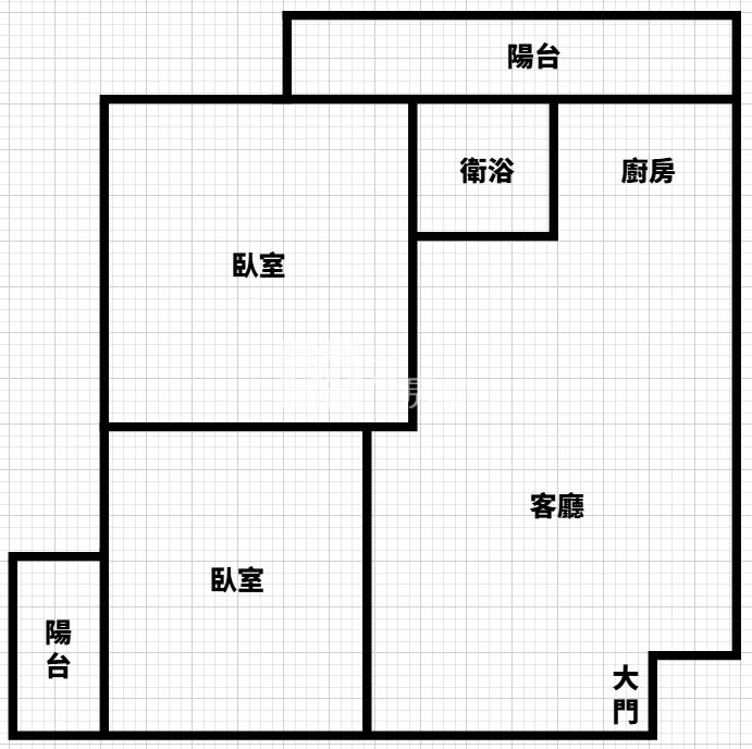 忠貞市場旁漂亮電梯二房房屋室內格局與周邊環境