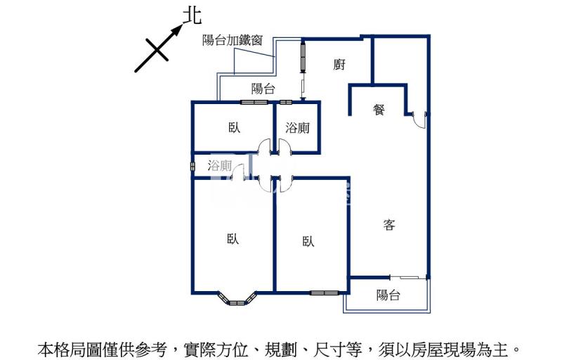 冠桃園舒適美裝正3房房屋室內格局與周邊環境