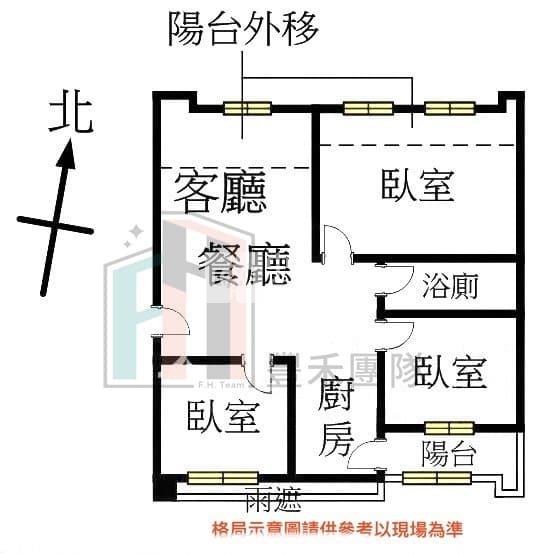 【豐禾】中壢A21捷運法國之星3房車房屋室內格局與周邊環境