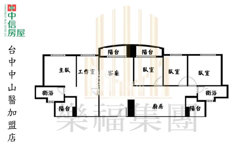 久樘花園童畫|精裝次頂樓五房+雙平車房屋室內格局與周邊環境