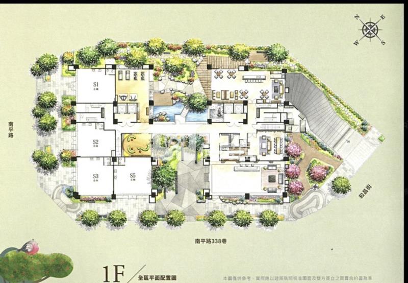 (上和苑)國圖館-上和苑全新落成高樓層2房車位美屋房屋室內格局與周邊環境