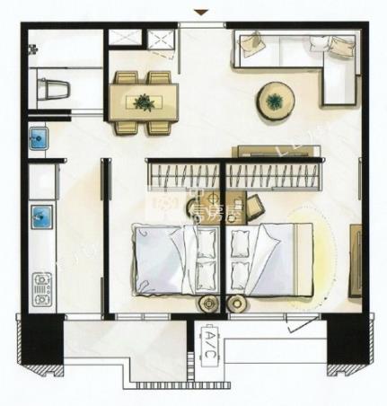 【安家】專任-青埔國中A19明日朗朗景觀2房車房屋室內格局與周邊環境