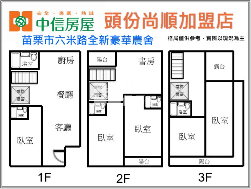 苗栗市六米路全新豪華農舍房屋室內格局與周邊環境