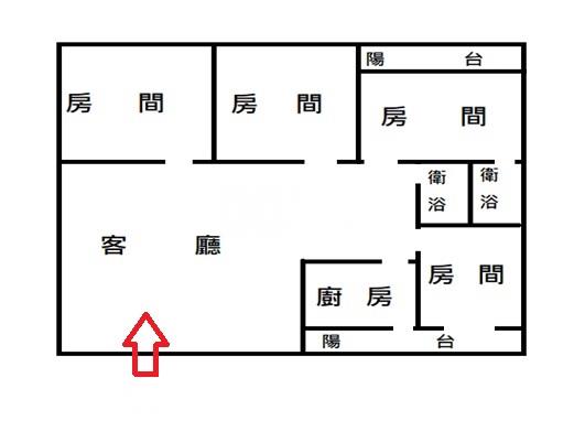潮州潮和國小四房平車華廈房屋室內格局與周邊環境