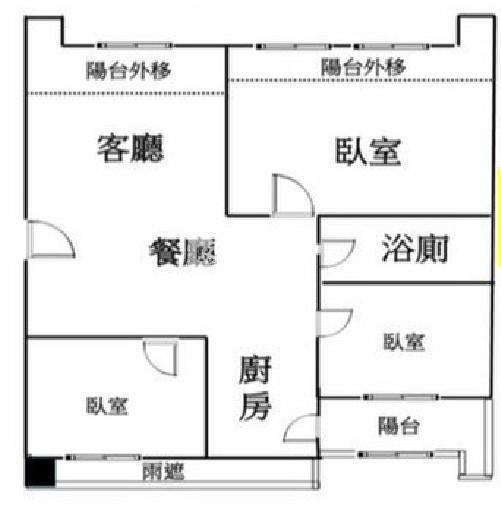 【神馬】中壢SOGO商圈法國之星三房車房屋室內格局與周邊環境