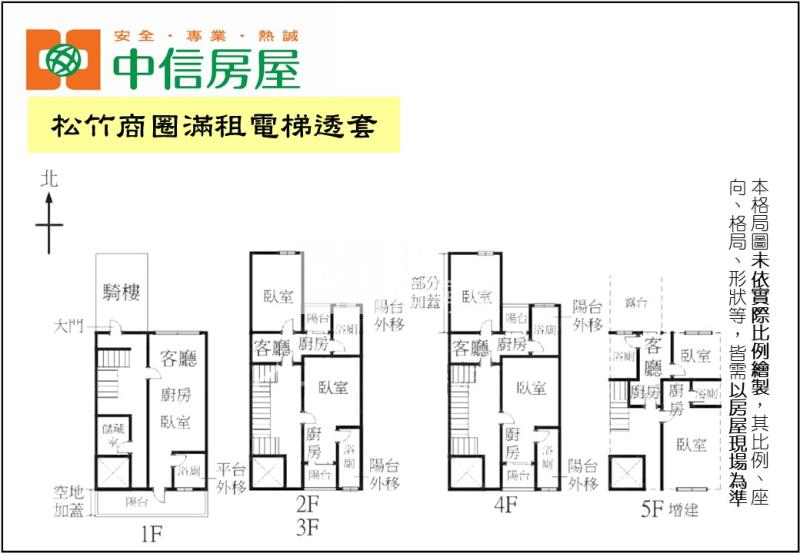 松竹商圈滿租電梯透套房屋室內格局與周邊環境