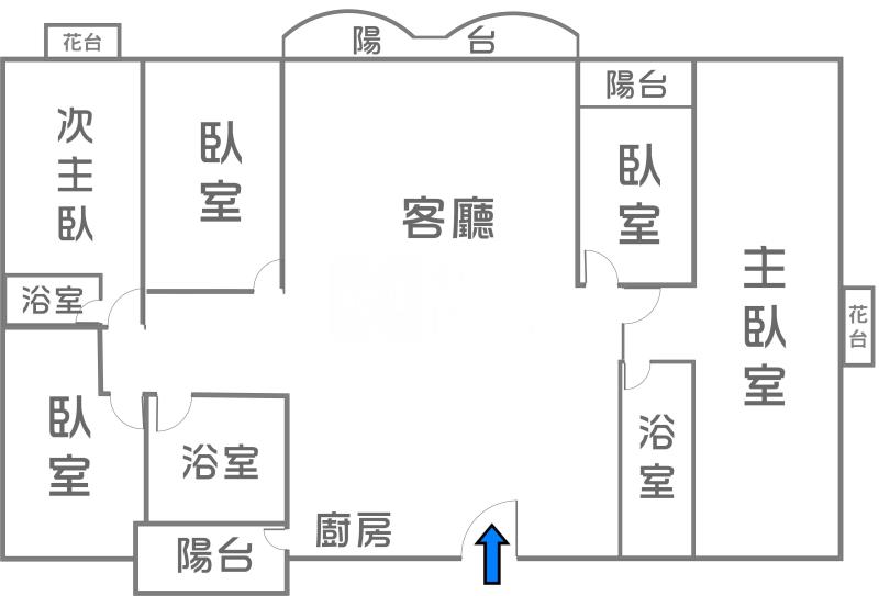 左營國中捷運站景觀雙車位大樓房屋室內格局與周邊環境
