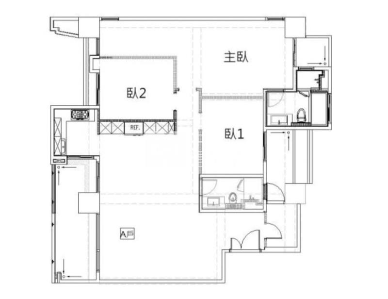 全新視野大三房雙車房屋室內格局與周邊環境