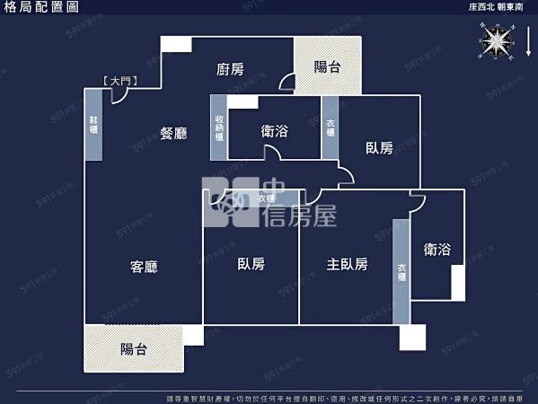 金雅田園景觀三房平車房屋室內格局與周邊環境