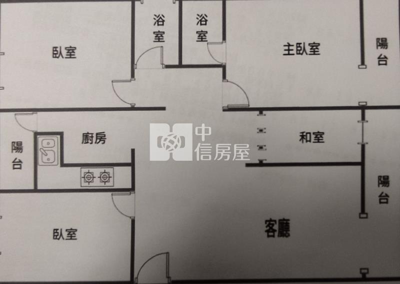 楊梅全聯旁稀有四房車房屋室內格局與周邊環境