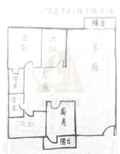 【玖禾】綠捷G05站全新雙衛3房車房屋室內格局與周邊環境