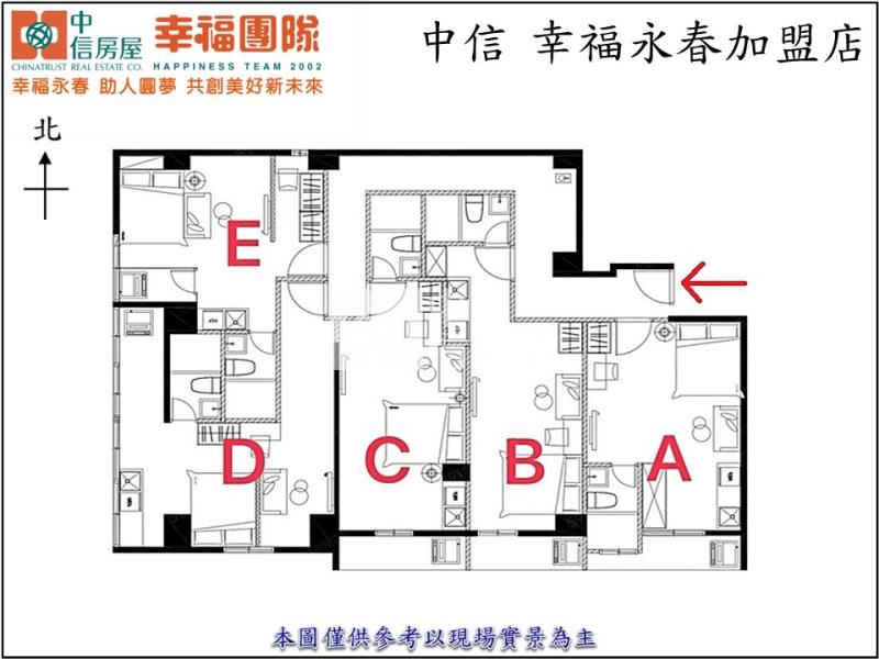 崇倫電梯收租5套房房屋室內格局與周邊環境