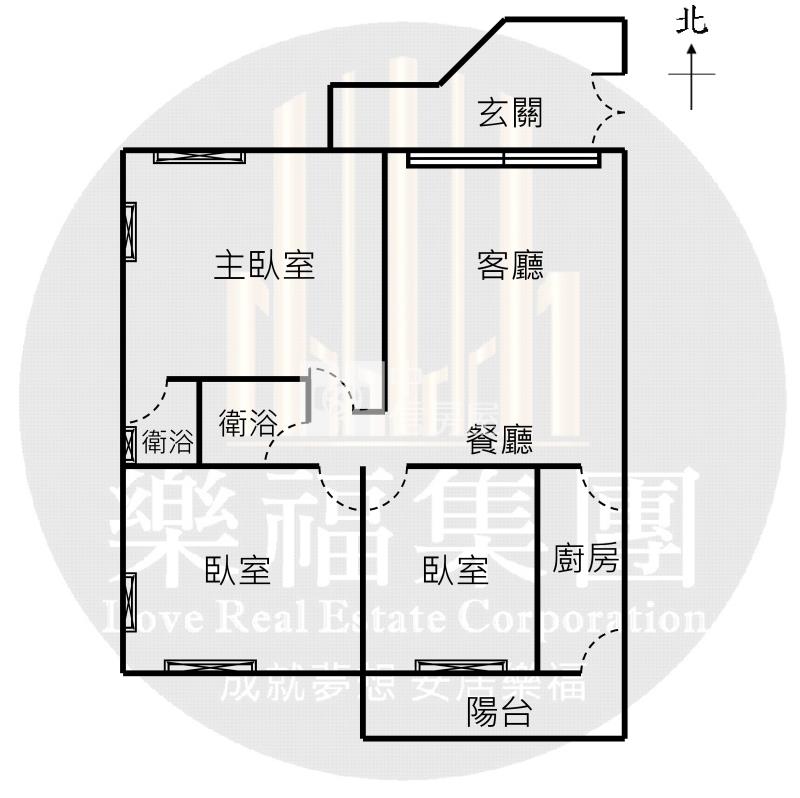 興進園道‧次頂樓3房大平車邊間戶房屋室內格局與周邊環境