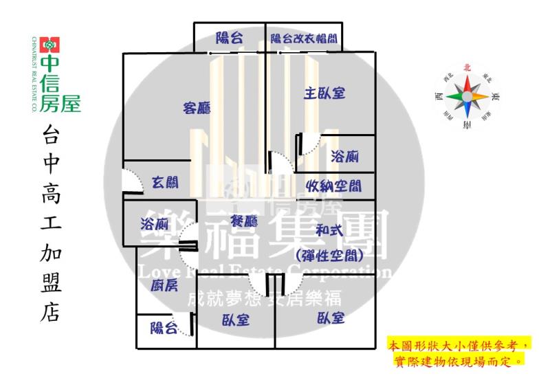 文心森林公園3+1房附機械休旅車位房屋室內格局與周邊環境