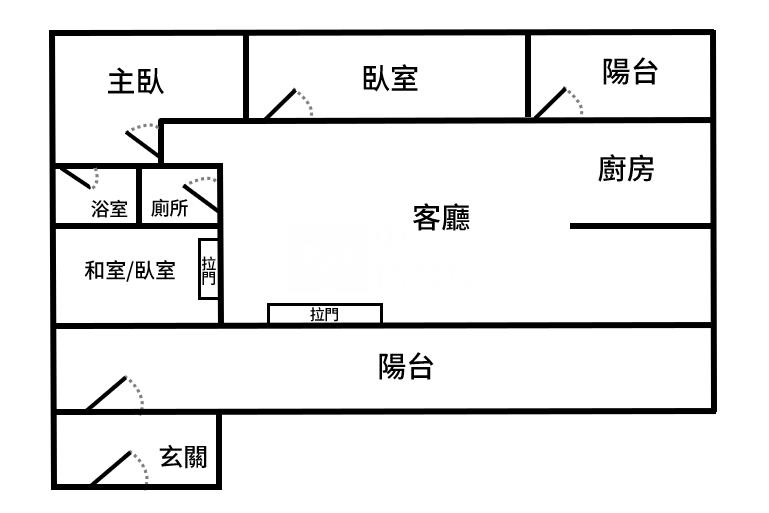 新營小資成家房屋室內格局與周邊環境
