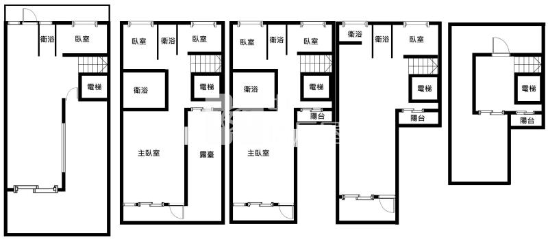 仁和全新電梯別墅A房屋室內格局與周邊環境