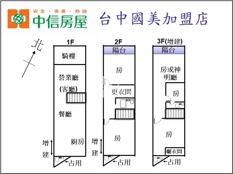 新高市場吃市透店房屋室內格局與周邊環境