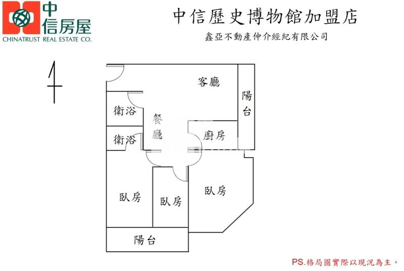 安平市政傳奇三房電寓+車位房屋室內格局與周邊環境