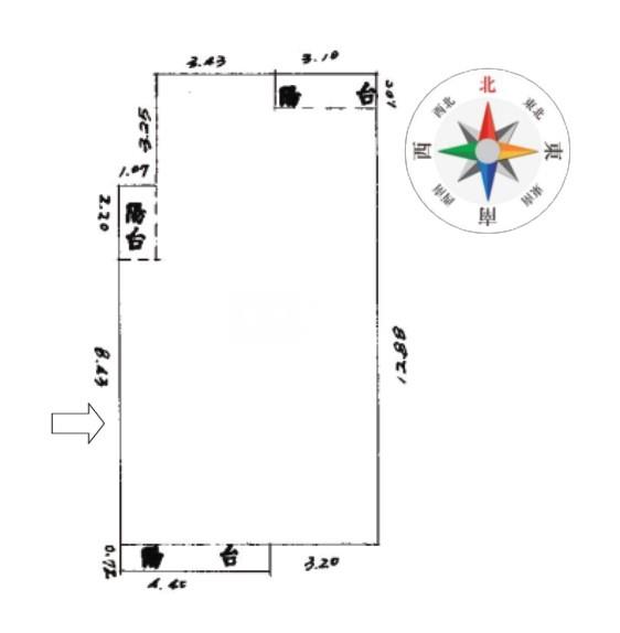 精武車站旁富貴街健康公寓房屋室內格局與周邊環境