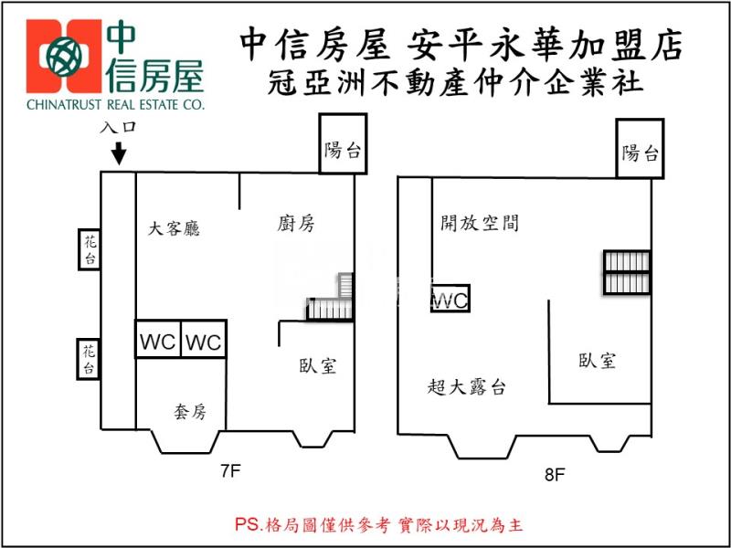 永康大灣商圈美三房電寓房屋室內格局與周邊環境