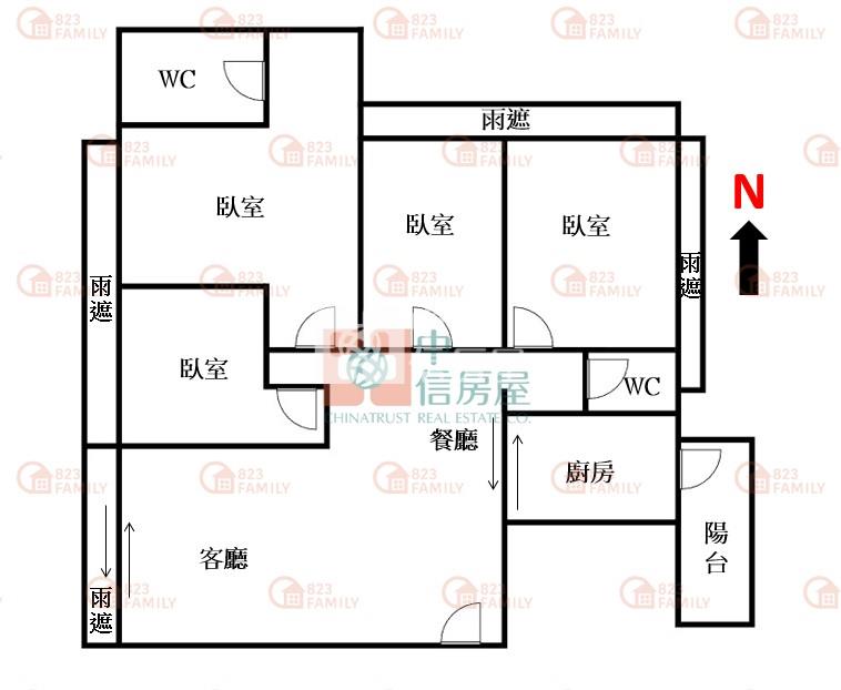 日出登陽正11期指標高樓四房雙車房屋室內格局與周邊環境