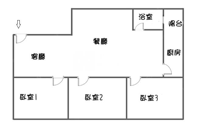 龜山后街商圈~幸福社區低總價三房房屋室內格局與周邊環境