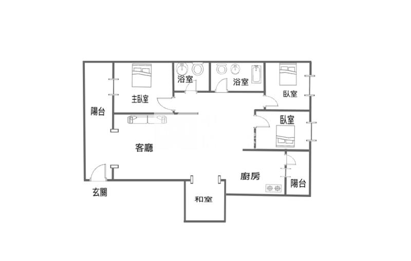 【神馬】八德永豐路整新4房公寓房屋室內格局與周邊環境