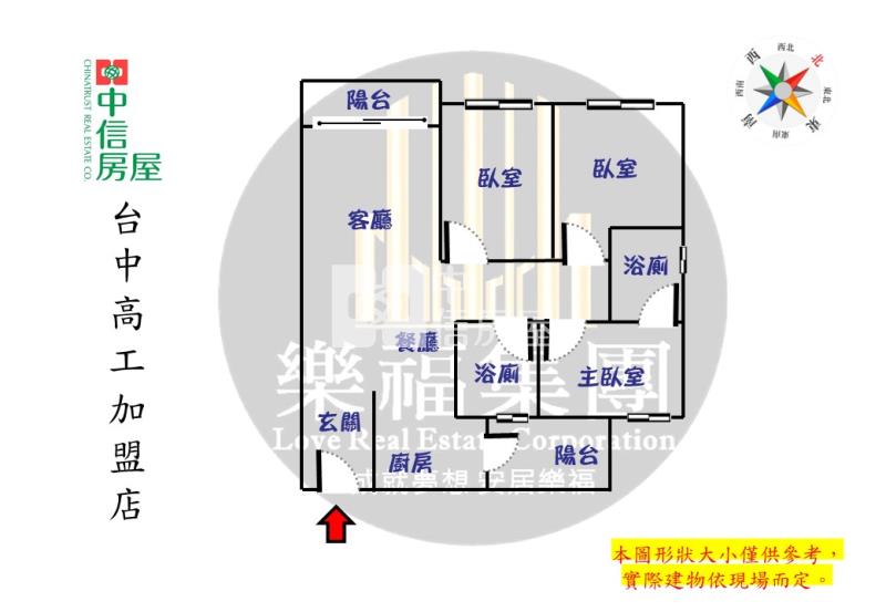 賠售~太平樹孝全新完工三房平車房屋室內格局與周邊環境