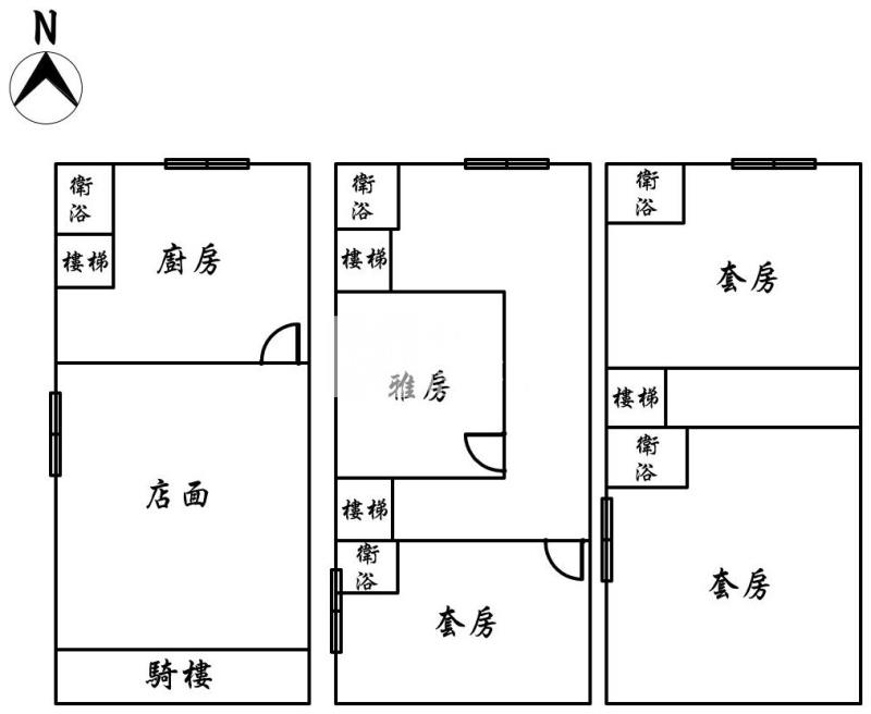 沙鹿公明國小透天厝房屋室內格局與周邊環境