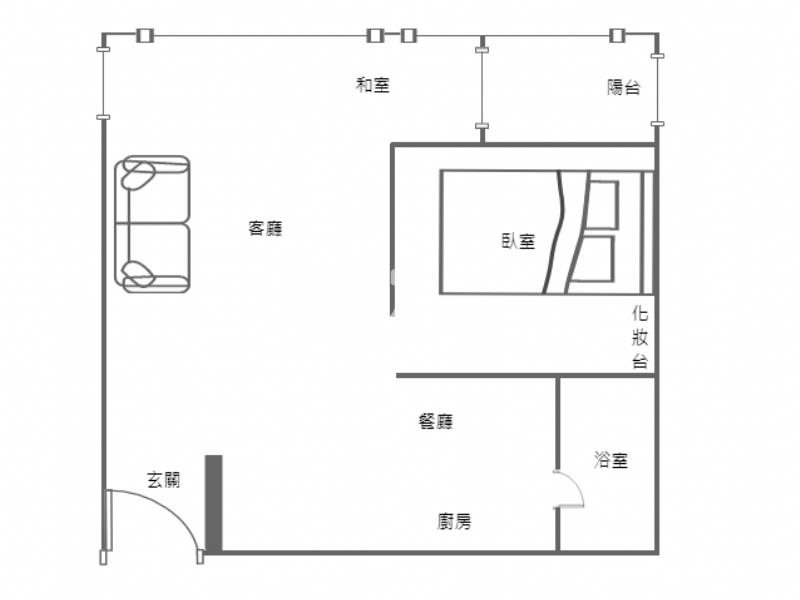 未來21景觀視野戶+平車房屋室內格局與周邊環境