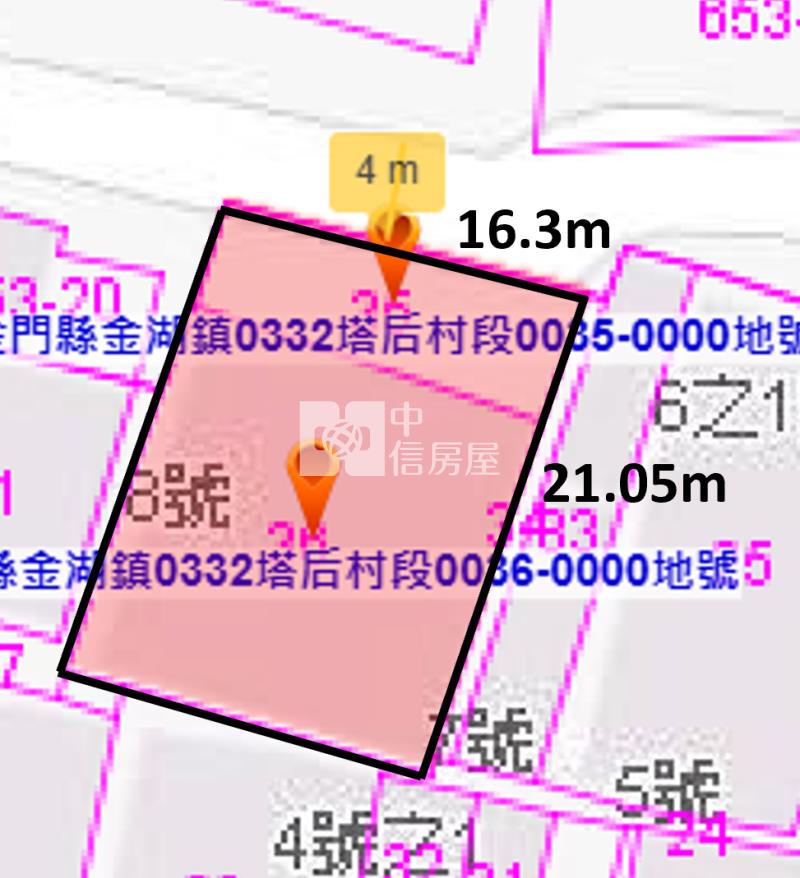 金湖塔后段【共有土地】房屋室內格局與周邊環境