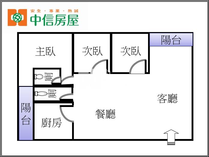 湖下高樓層 三房公寓房屋室內格局與周邊環境