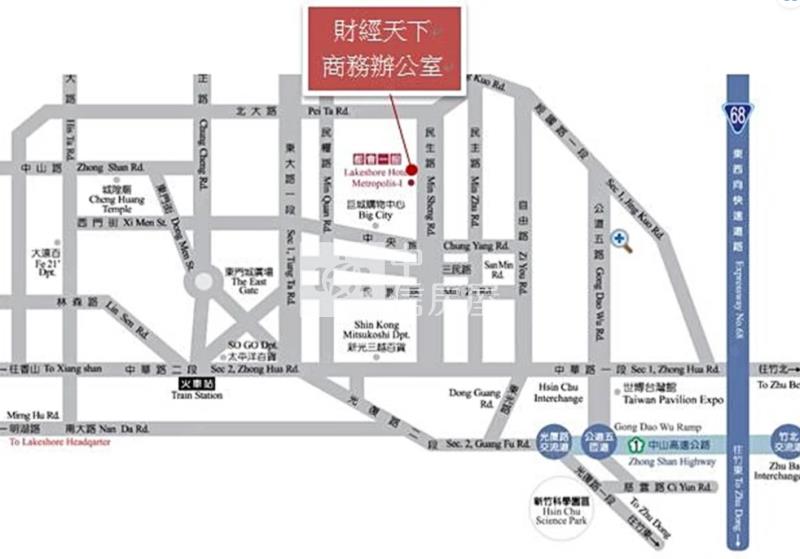 【神馬】新竹巨城民生路商務辦公室房屋室內格局與周邊環境