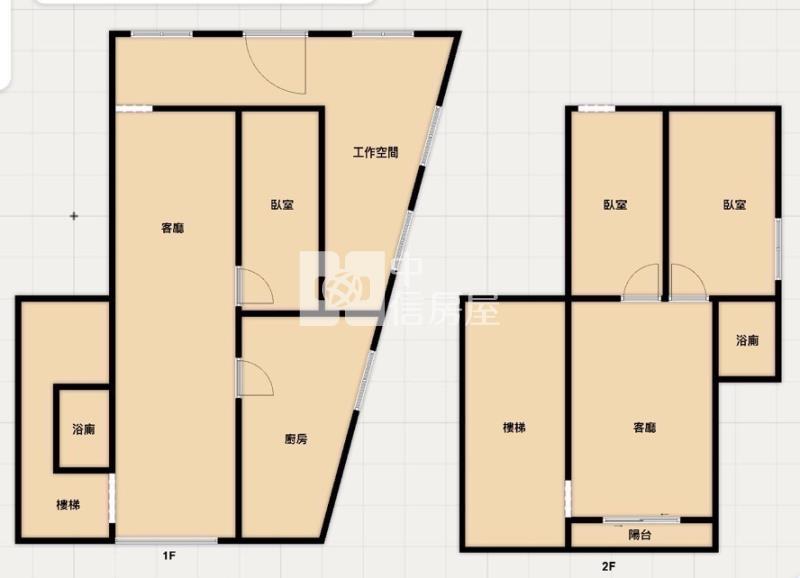 觀音忠愛莊大面寬透天房屋室內格局與周邊環境