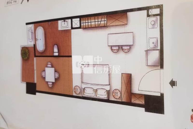 【新世紀】龍潭石門湯旅景觀套房車房屋室內格局與周邊環境