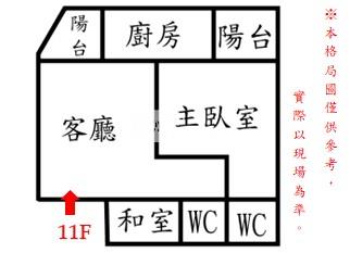 歸仁市中心二房美電寓房屋室內格局與周邊環境