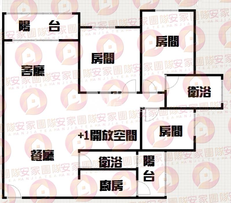 【安家】八德捷運旁三本仁和3+1房車房屋室內格局與周邊環境