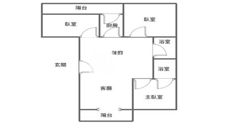 近幼獅交流道；採光明亮3房房屋室內格局與周邊環境