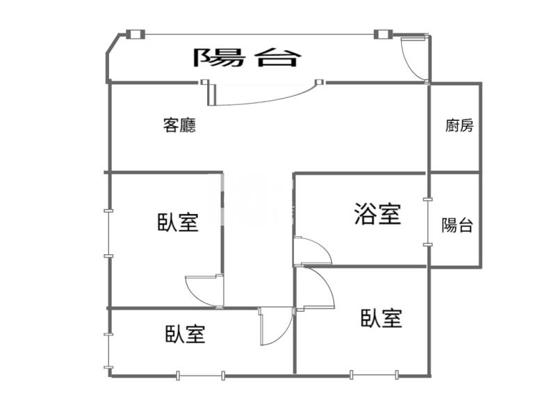 內壢後站新青年城三房房屋室內格局與周邊環境