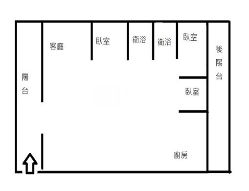 青島街文青公寓房屋室內格局與周邊環境