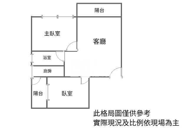 【新世紀】近元智大學電梯2房房屋室內格局與周邊環境