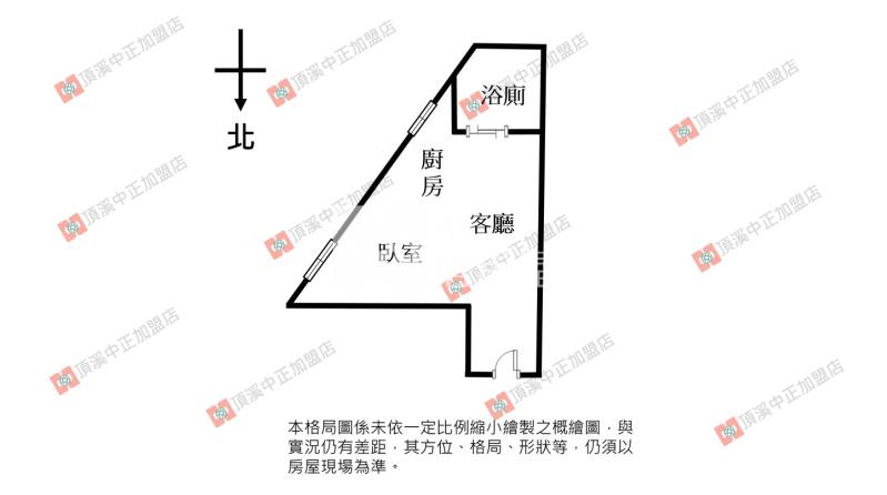 愛河?假日大廈?低總價大套房房屋室內格局與周邊環境