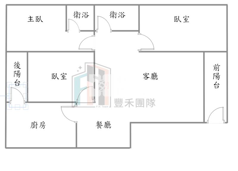 【豐禾】內壢前站低總價美寓房屋室內格局與周邊環境