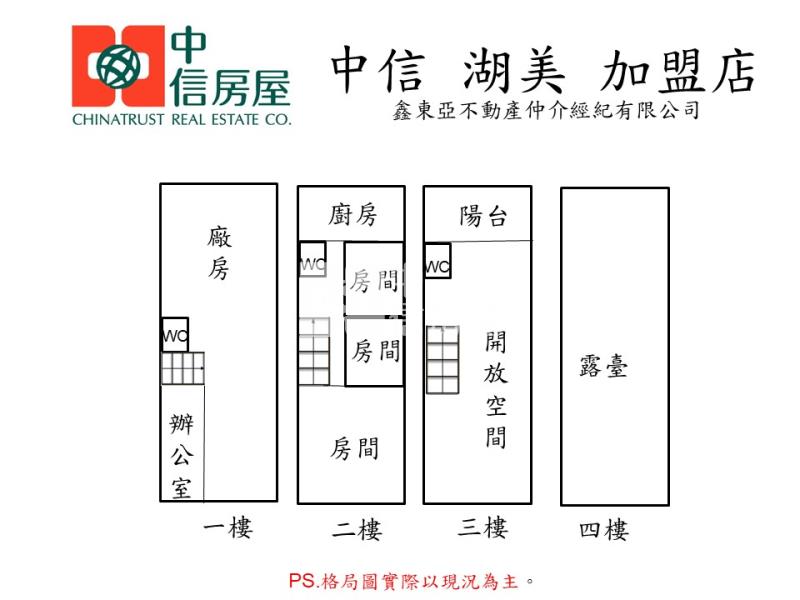 新市工業城廠辦住三合一明亮廠房房屋室內格局與周邊環境