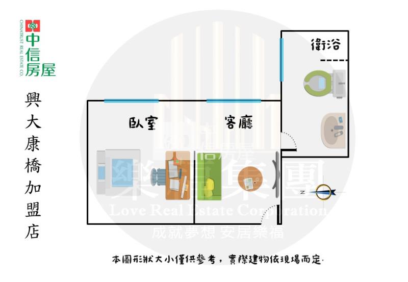 金典綠園道｜市中心高質感景觀套房房屋室內格局與周邊環境